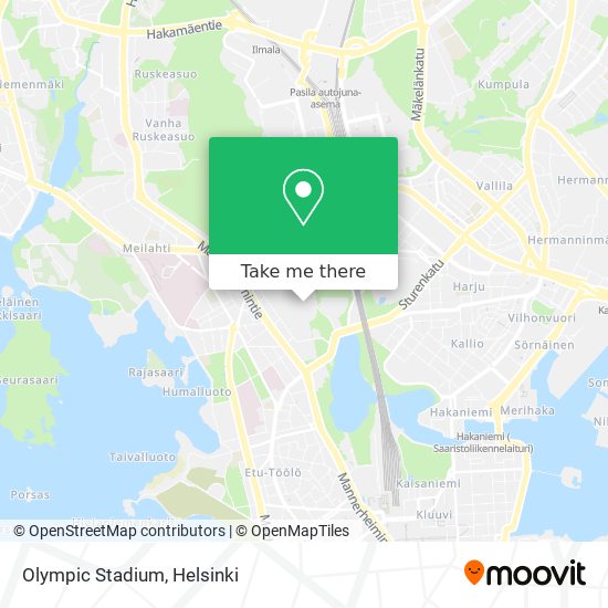 Olympic Stadium map