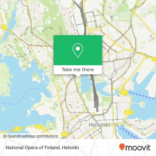 National Opera of Finland map