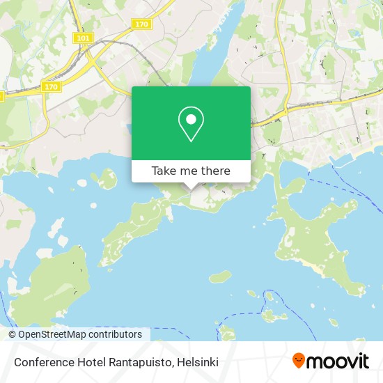 Conference Hotel Rantapuisto map