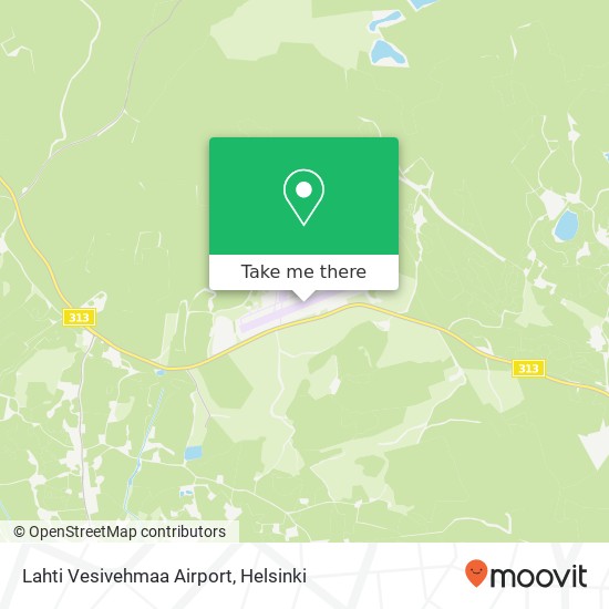 Lahti Vesivehmaa Airport map