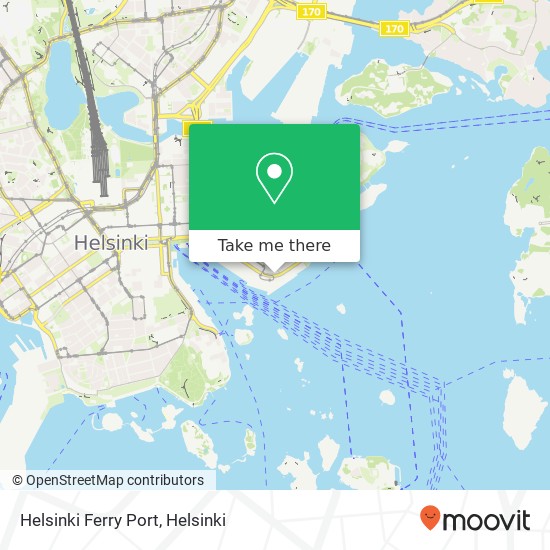 Helsinki Ferry Port map
