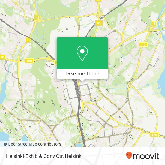 Helsinki-Exhib & Conv Ctr map