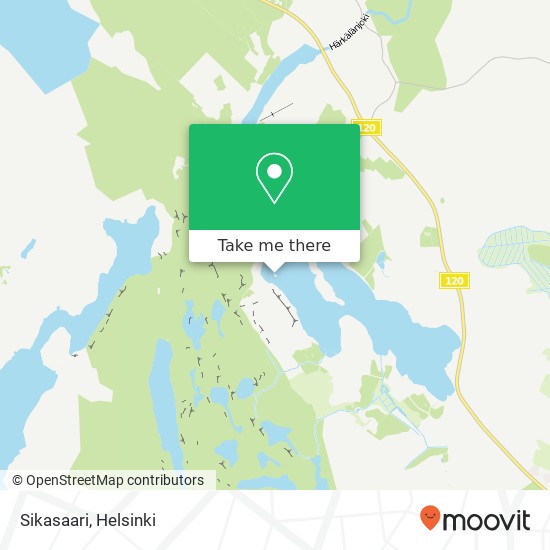 Sikasaari map