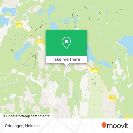 Örkiängen map