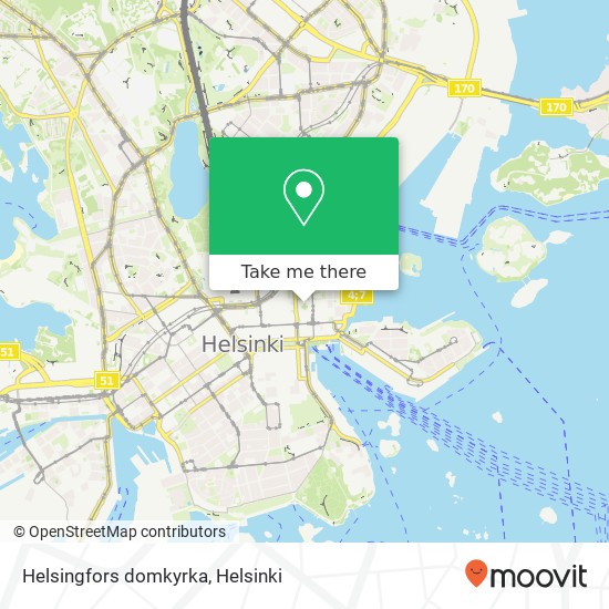 Helsingfors domkyrka map