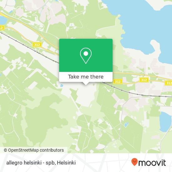 allegro helsinki - spb map