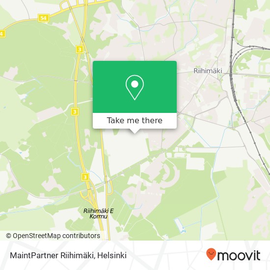 MaintPartner Riihimäki map