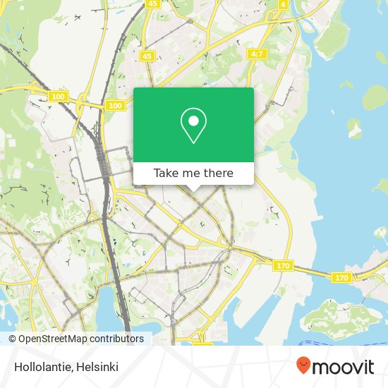 Hollolantie map