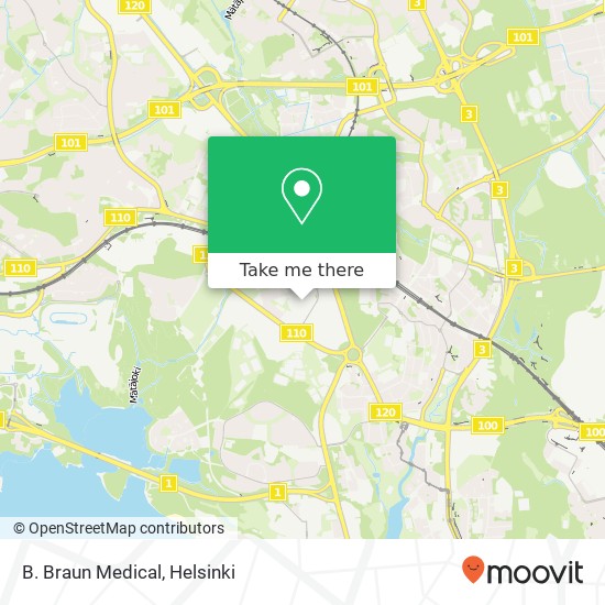 B. Braun Medical map