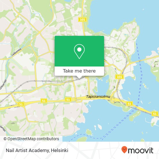 Nail Artist Academy map