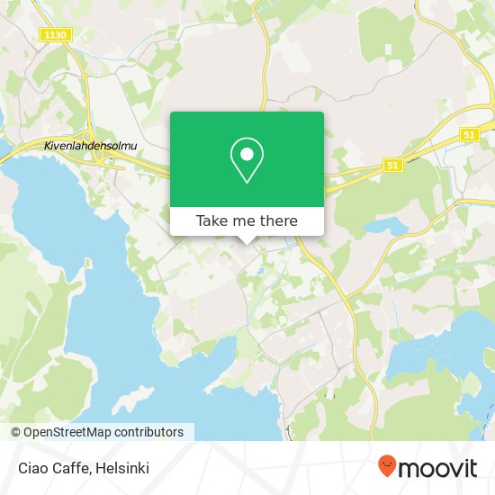 Ciao Caffe, Espoonlahdenkatu 4 FI-02320 Espoo map