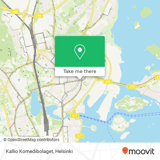 Kallio Komedibolaget map