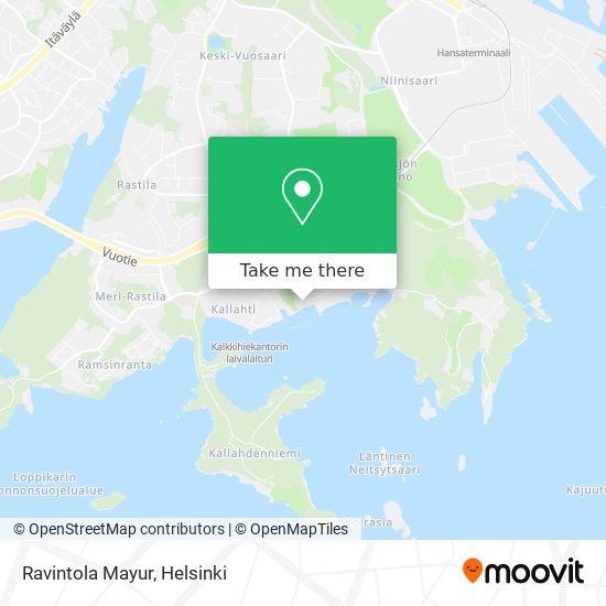 Ravintola Mayur map