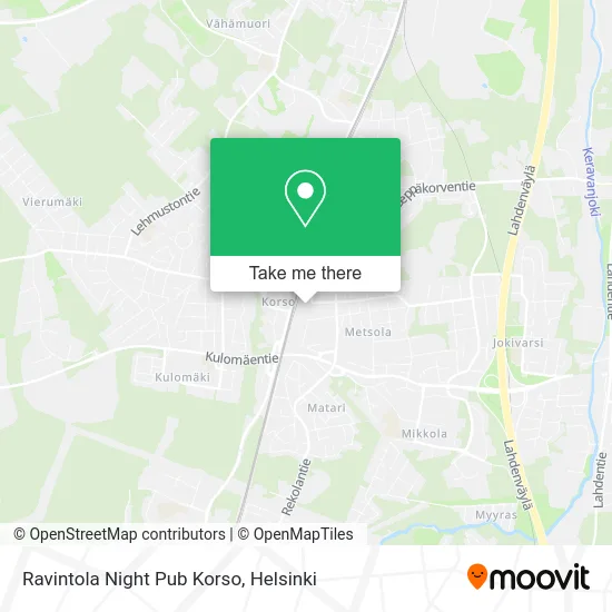 Night Pub Korso Restaurant map