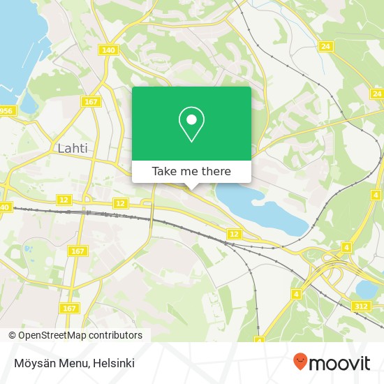 Möysän Menu, Viipurintie 2 FI-15150 Lahti map