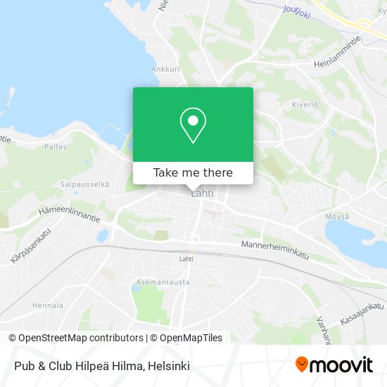 Pub & Club Hilpeä Hilma map