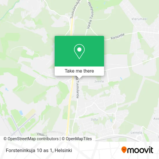 Forsteninkuja 10 as 1 map