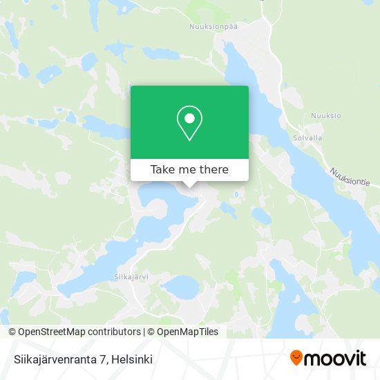 Siikajärvenranta 7 map