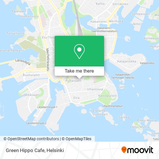 Green Hippo Cafe map