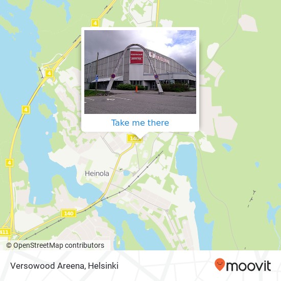 Versowood Areena map