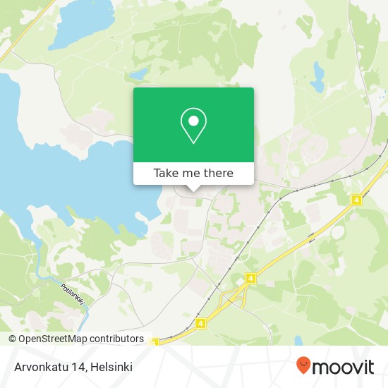 Arvonkatu 14 map