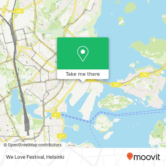 We Love Festival map