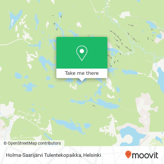 Holma-Saarijärvi Tulentekopaikka map