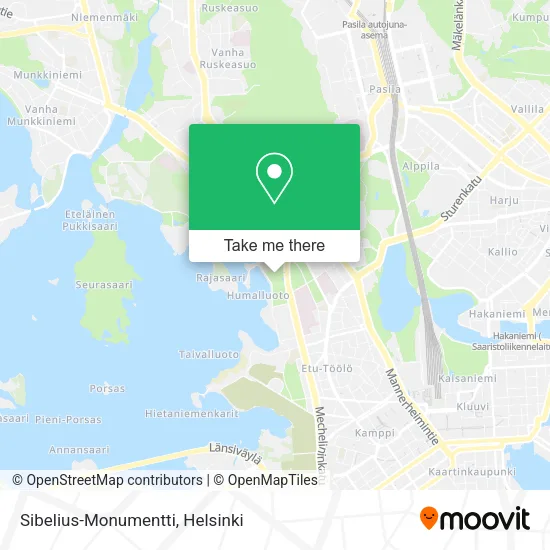 Sibelius-Monumentti map