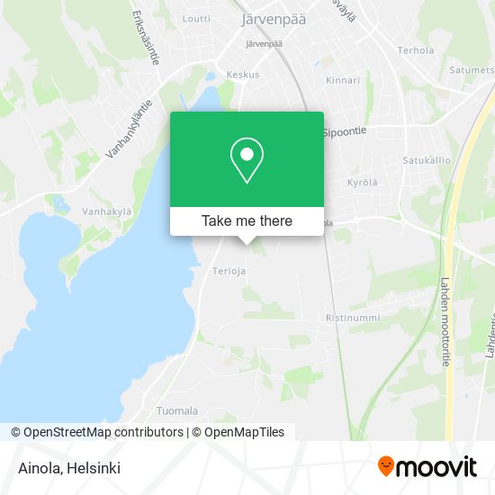 How to get to Ainola in Järvenpää by Bus or Train?