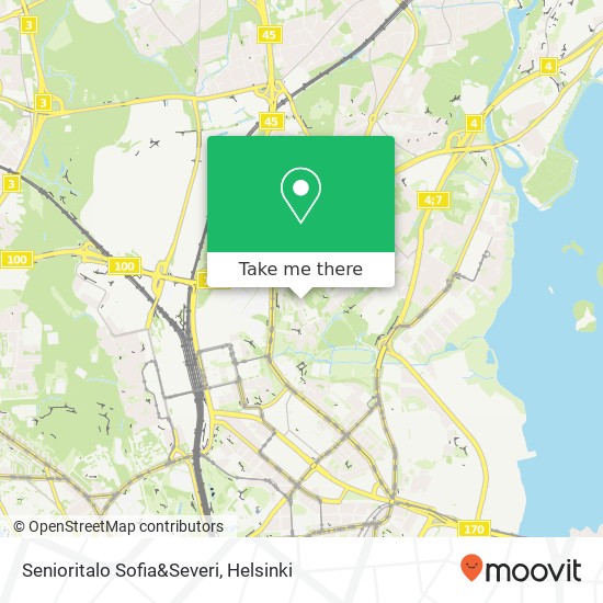 Senioritalo Sofia&Severi map