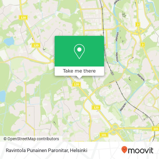 Ravintola Punainen Paronitar map