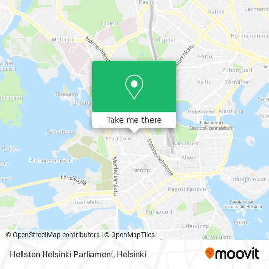 Hellsten Helsinki Parliament map