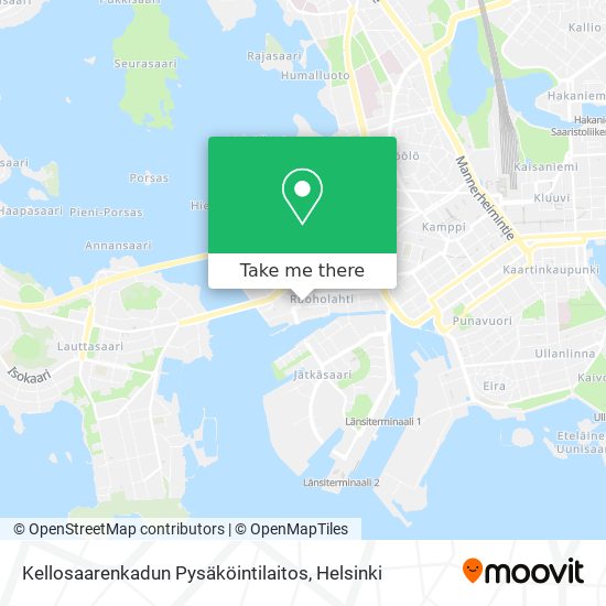 Kellosaarenkadun Pysäköintilaitos map