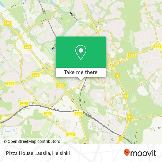 Pizza House Lassila map