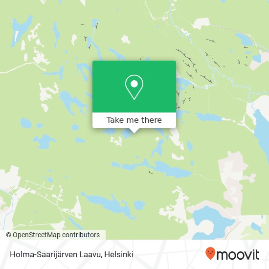 Holma-Saarijärven Laavu map
