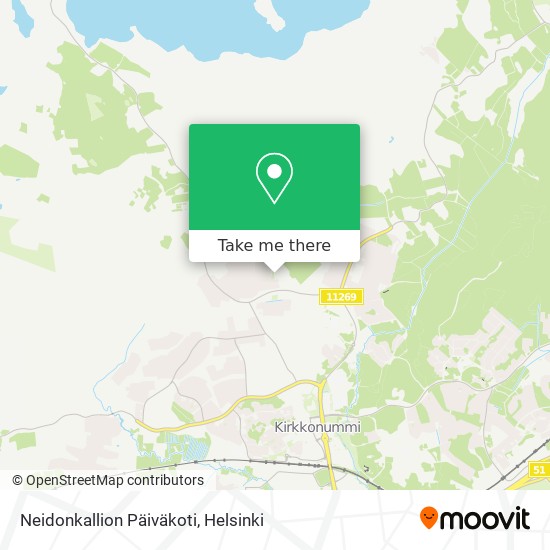 Neidonkallion Päiväkoti map