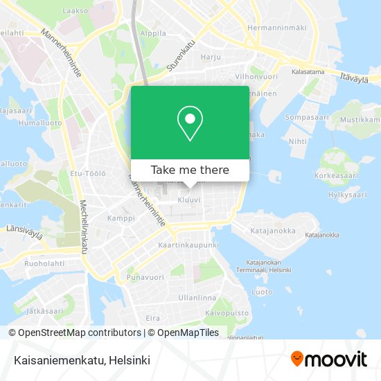 Kaisaniemenkatu map