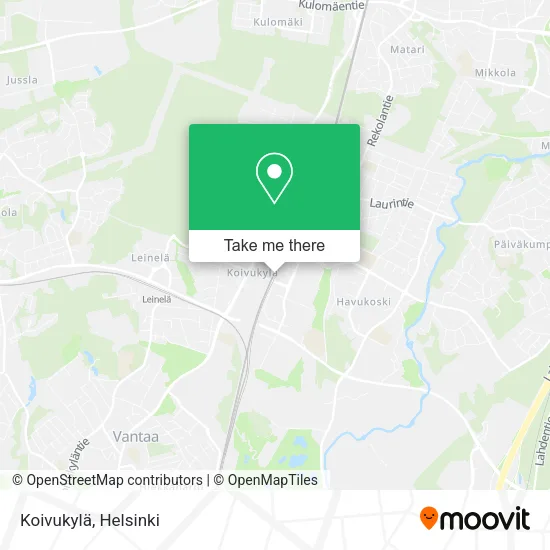 Koivukylä map