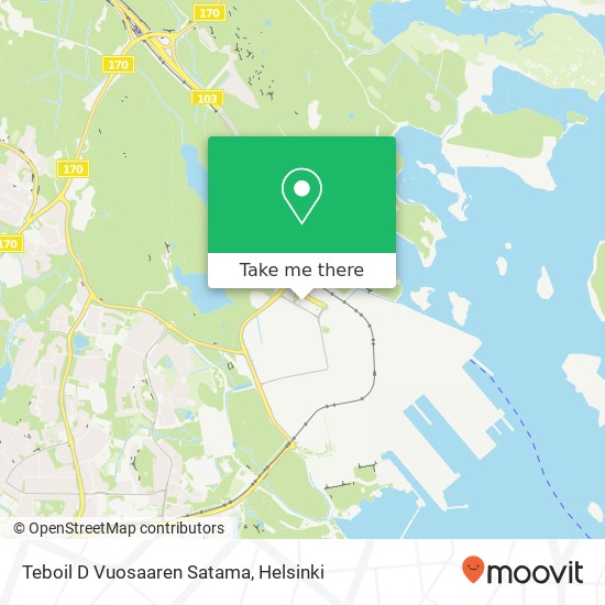 Teboil D Vuosaaren Satama map