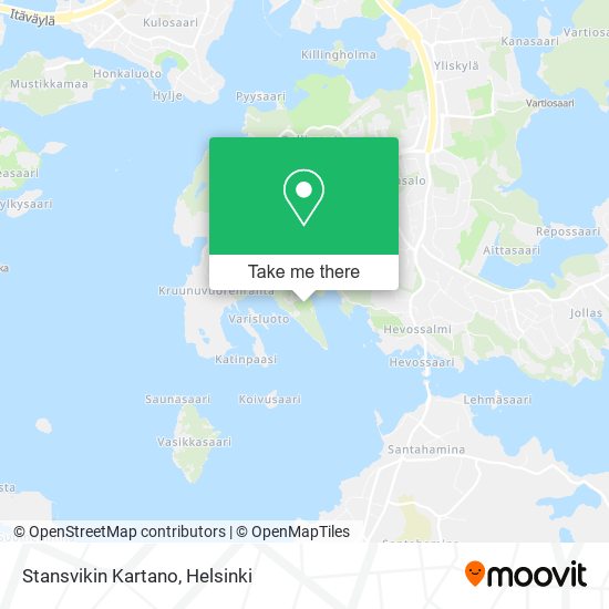 Stansvikin Kartano map