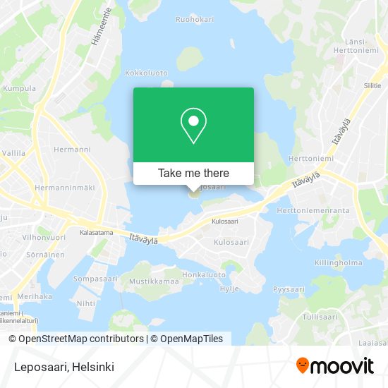 Leposaari map