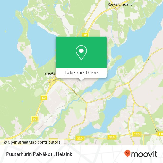 Puutarhurin Päiväkoti map