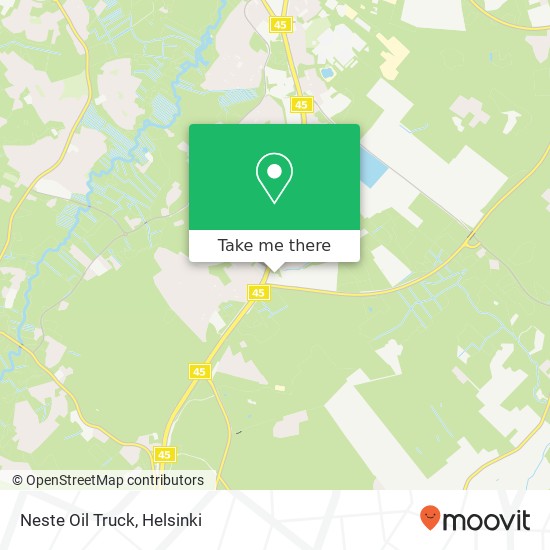 Neste Oil Truck map