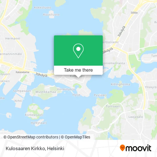 Kulosaaren Kirkko map