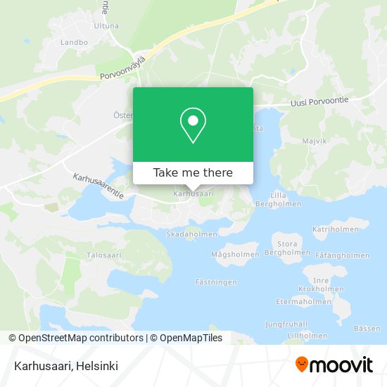 Karhusaari map