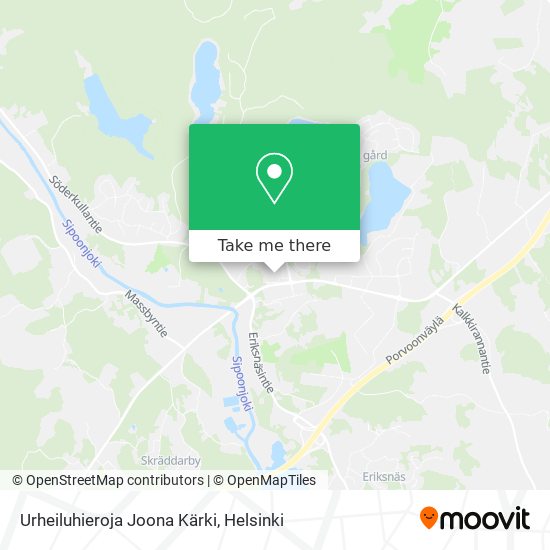 Urheiluhieroja Joona Kärki map