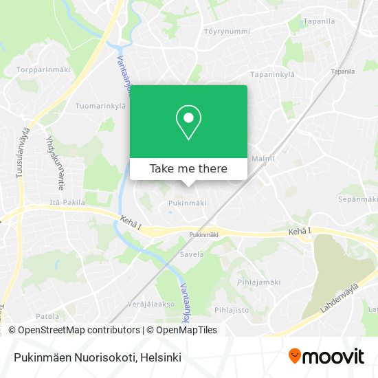 Pukinmäen Nuorisokoti map