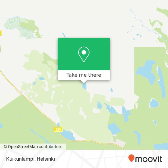 Kuikunlampi map