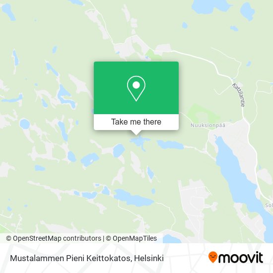 Mustalammen Pieni Keittokatos map