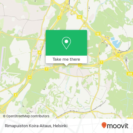 Rimapuiston Koira-Aitaus map